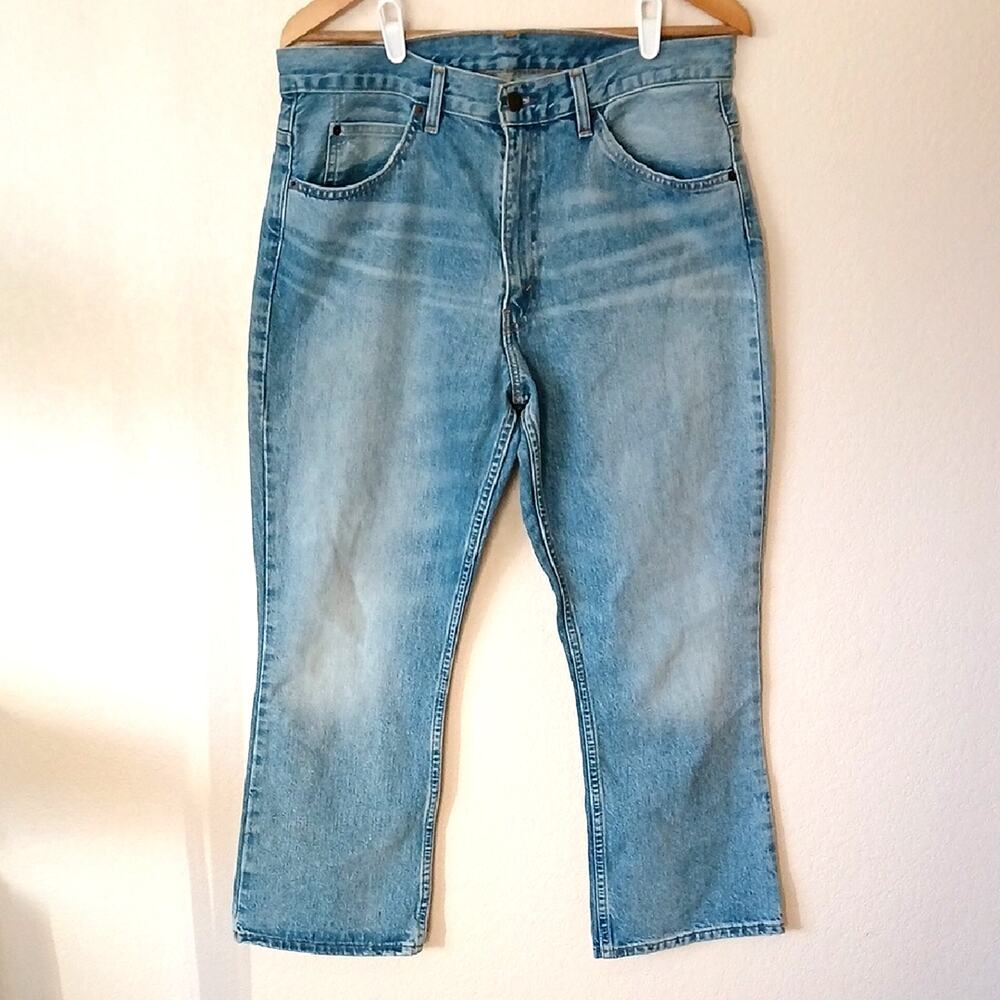Levi's Orange Tab 517 High Rise Boot Cut 2017 Re-release Light Wash Size 32